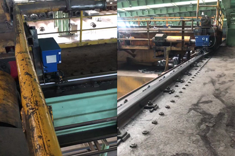 鞍鋼股份有限公司鲅魚圈鋼鐵分公司75噸吊車涂油裝置現(xiàn)場運行